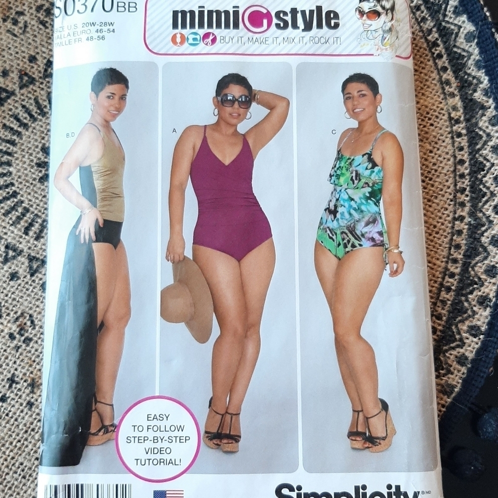 MIMI G STYLE PLUS SIZE SWIMSUIT PATTERN